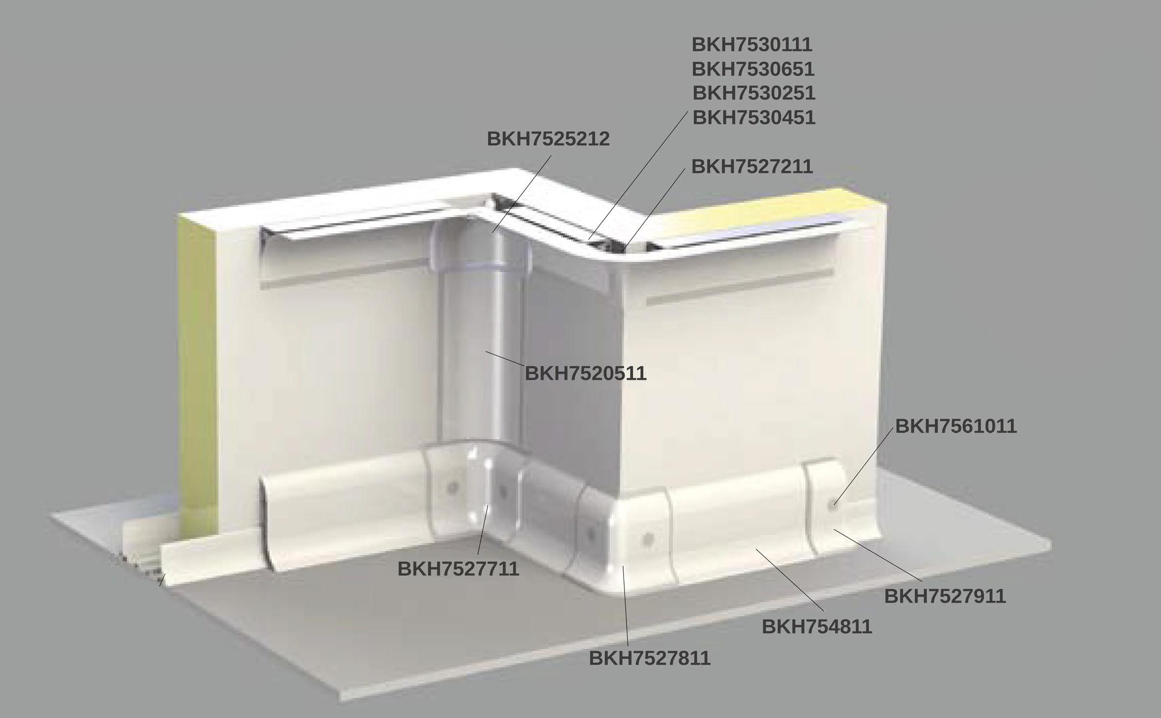 Tisztatéri hermetikusan záró sarokvédelem